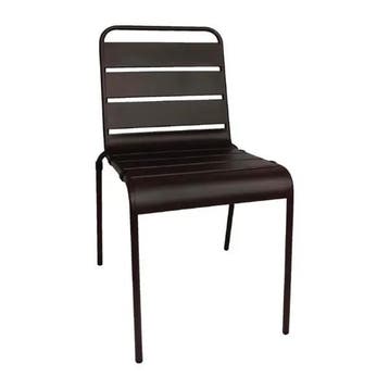 Stoelen | Staal | Black | In-/Outdoor | Stapelbaar | 4, Zakelijke goederen, Verzenden, Nieuw in verpakking