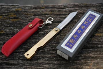 Higonokami - Keukenmes - Utility knife - Forged M - Messing,