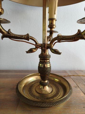 R B - Bouilotte lamp - 620 - Messing, Metaal - stijl Empire, Antiek en Kunst