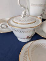 Limoges, Porcelaine Larcheveque - Koffieservies voor 6 (15), Antiek en Kunst