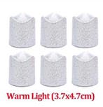 LED Minikaarsje Glitter Zilver per stuk, Nieuw