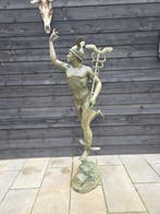 Beeld, XXL Bronze Mercury - 193 cm - Brons