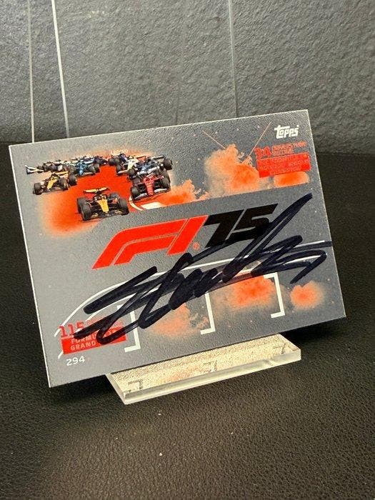 Ferrari - Topps 294 F1 75 years Logo 2025 - Charles Leclerc, Collections, Marques automobiles, Motos & Formules 1