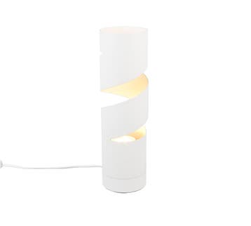 Trio STREAM tafellamp | GU10 Fitting | wit mat | Ø 10 cm | I, Verzenden, Nieuw