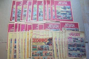 Jeudi Magazine + Zorro + farde - 55 Magazines - EO -, Boeken, Stripverhalen, Nieuw