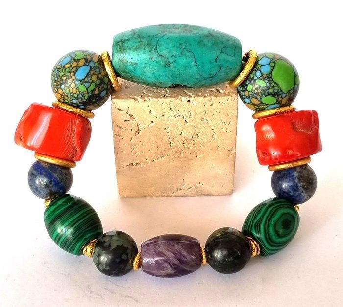 Armband « Regenboog van de Zeven Heilige Stenen » – Harmonie, Antiek en Kunst, Antiek | Boeken en Manuscripten