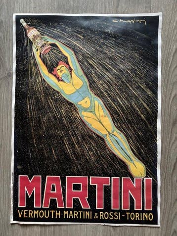 Giorgio Muggiani - Manifesto pubblicitario MARTINI - Jaren