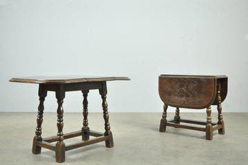 Set bijzettafels (2) - Eik - klassieke hangoor