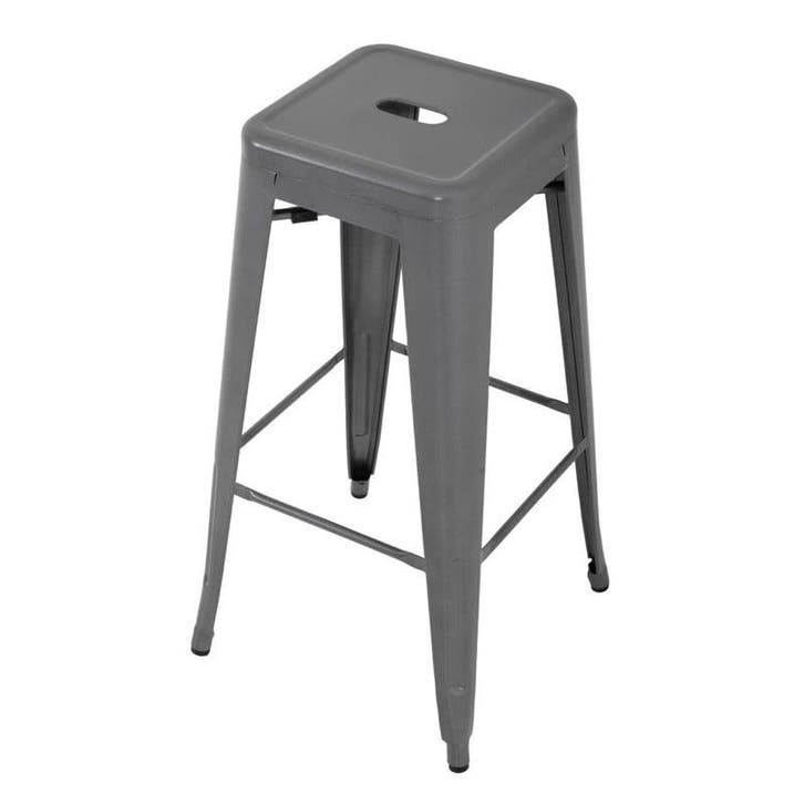 Barkrukken | BISTRO | Staal | Grey | In-/Outdoor |, Zakelijke goederen, Horeca | Keukenapparatuur, Nieuw in verpakking, Verzenden