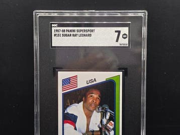 1987/88 Panini Supersport Sugar Ray Leonard - SGC 7 - 1, Verzamelen, Nieuw