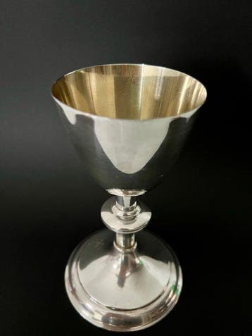 Albert Edward Jones - Kelk - Vermeille, .925 zilver -
