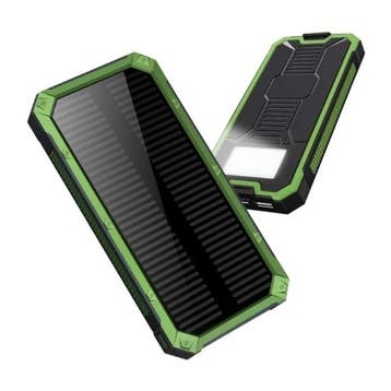 80.000mAh Solar Powerbank met 2 USB Poorten - Ingebouwde, Verzenden