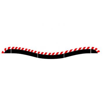Slipstrook Buitenrand Chicane - 20604 - Carrera, Verzenden