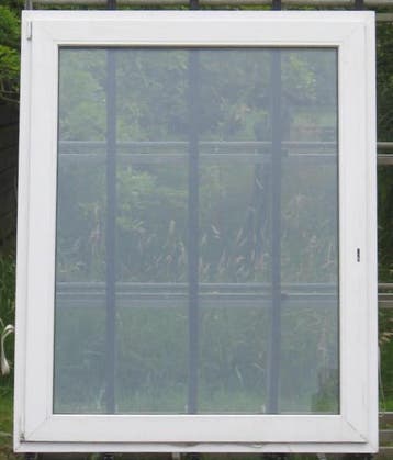 pvc raam , chassis , venster 140 x 174 wit 3 dubbel glas, Bricolage & Construction, Ophalen of Verzenden, Raamkozijn
