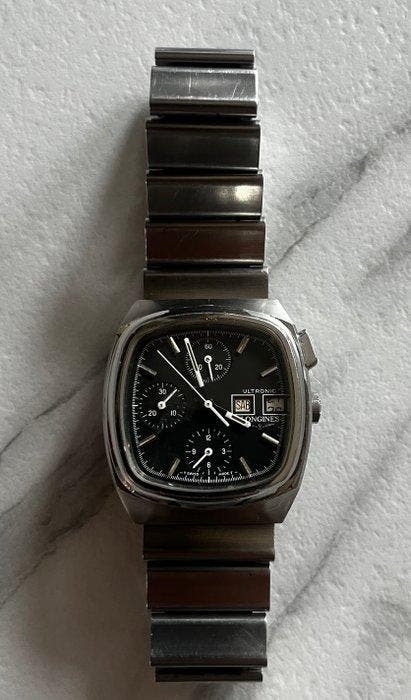 Longines - Ultronic Chronograph - Zonder minimumprijs - 2368, Bijoux, Sacs & Beauté, Montres | Anciennes | Antiquités