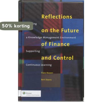 Reflections on the future of finance and control F. Roozen, Verzenden, Zo goed als nieuw, F. Roozen
