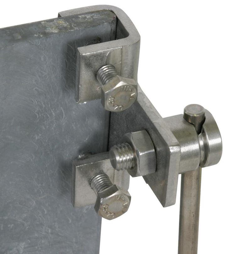 Dehn Clamp StSt Type Horizontal Pour Profilés Avec, Doe-het-zelf en Bouw, Elektriciteit en Kabels, Verzenden