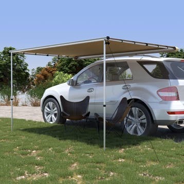 vidaXL Luifel voor camper en caravan 3x2x2,15 m beige, Verzenden