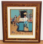Arnaud Leturcq (1961) - Escena de bar, Antiek en Kunst