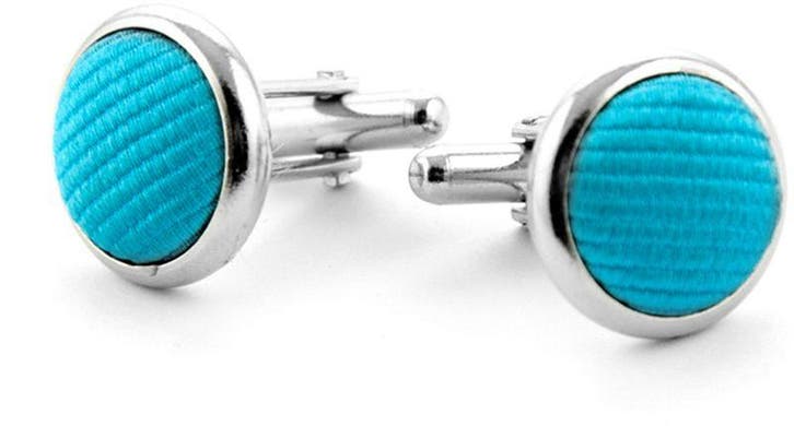 Zijde Manchetknoop Turquoise F24 maat  Heren, Bijoux, Sacs & Beauté, Boutons de manchette, Envoi