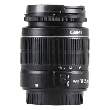 Canon EF-S 18-55mm f/3.5-5.6 III met garantie, Ophalen of Verzenden, Gebruikt