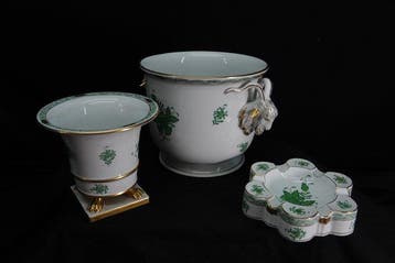 Herend - Tabakspot - Aardewerk - set van 3