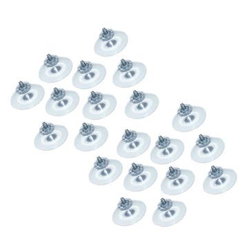 Set van 40 zuignappen met M6 schroefdraad (40 mm diameter), Verzenden, Nieuw