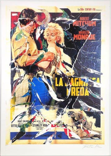 Mimmo Rotella (1918-2006) - La Magnifica preda ( The