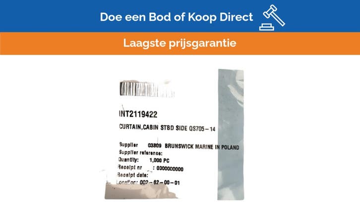 Bieden: Quicksilver Activ 705 Starboard Side, Watersport en Boten, Bootonderdelen, Ophalen of Verzenden