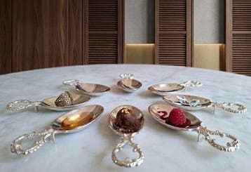 Solo - Oesterservies (6) - Verzilverd - 6 oesterschepjes