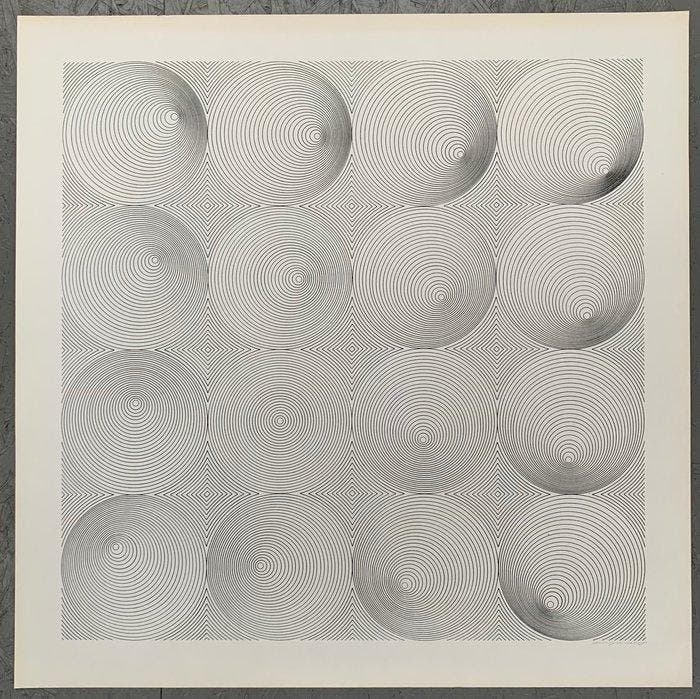 Timm Ulrichs (1940-2026) - Visuelle Konstruktion, Antiek en Kunst, Antiek | Overige Antiek