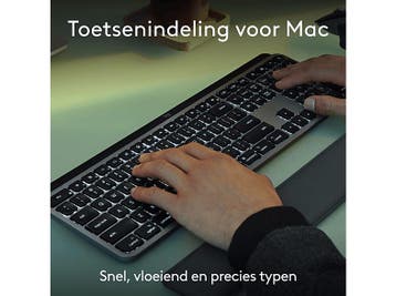 Logitech - Toetsenbord + muis - Azerty - Zwart, Computers en Software, Verzenden, Logitech, Draadloos, Nieuw