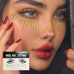 Face Art Tattoos Sproet 8: Verticale Edgy Strepen, Verzenden, Nieuw