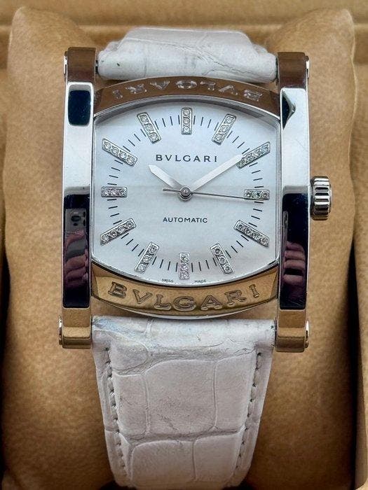 Bvlgari - Assioma Daimond MOD Dial Automatic - AA 44 S -, Handtassen en Accessoires, Horloges | Heren