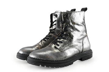 Nelson Veterboots in maat 38 Zilver, Kleding | Dames, Schoenen, Overige kleuren, Verzenden, Overige typen, Nelson