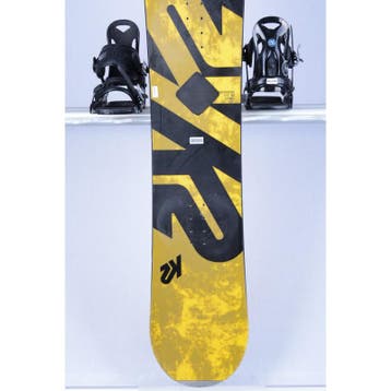 157 snowboard K2 EST. 87 WIDE, p-tex topsheet, FLAT/ROCKER, Sport en Fitness, Verzenden, Gebruikt