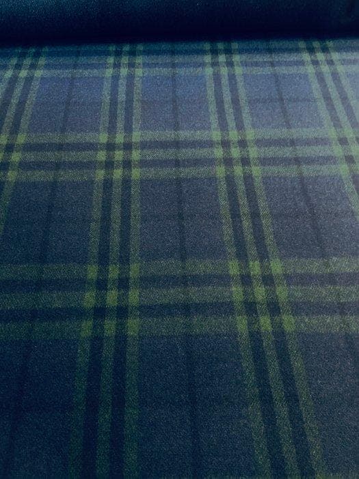 Zacht en elegant Schotse stof van wol- en katoenmengsel,, Antiquités & Art, Curiosités & Brocante