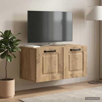 vidaXL Wandmontage TV-kast 59,5 x 31 x 30 cm Artisanaal, Verzenden