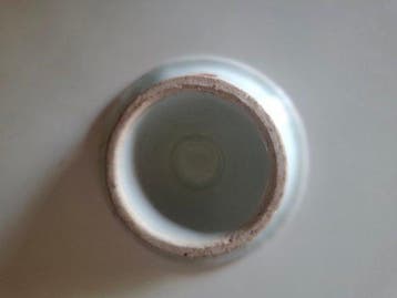 Copa de altar Yin-Yang de porcelana china Familia Rosa -