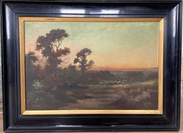 Jack M. Ducker (1877-1968) - Sheep at dawn