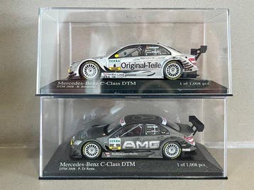 Minichamps 1:43 - Voiture miniature (2) - Lot of 2 x