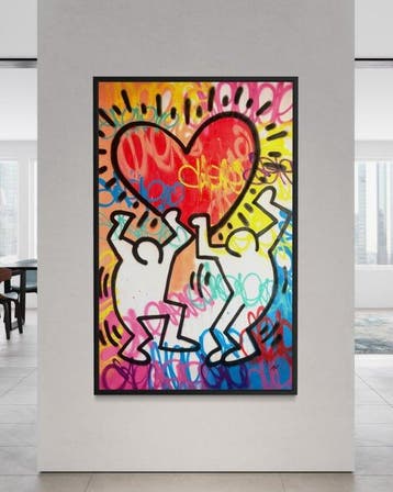 Gunnar Zyl - Heart / Keith Haring & Zyl XXL