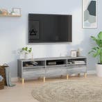 vidaXL Tv-meubel 150x30x44,5 cm bewerkt hout grijs sonoma, Huis en Inrichting, Kasten |Televisiemeubels, Verzenden, Nieuw