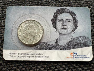 Nederland. Coincard 25 Cent 1941/1943 Laatste zilveren, Postzegels en Munten, Munten | Nederland