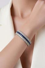 Armband Platina, Art Deco platina en 7,0 karaat diamant, Nieuw