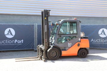 Veiling: Heftruck Toyota 02-8FGF30 LPG 3000kg 4.0m 2007, Ophalen