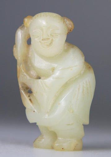 Statuetebeeld - Garcon Frere Hoho - Pierre Dure - China -