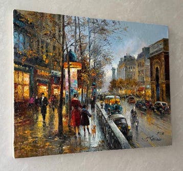 Knysh Tanya (1965) after Eduard Cortes - Parisian boulevard