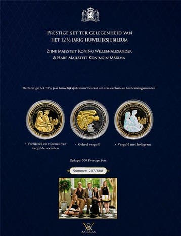 Pays-Bas. Willem-Alexander & Queen Máxima – 12½-Year Wedding