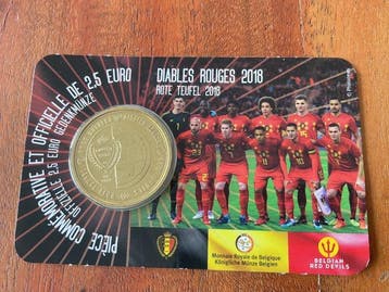 België. 2 1/2 Euro 2018/2020 (6 stuks) (Zonder minimumprijs)